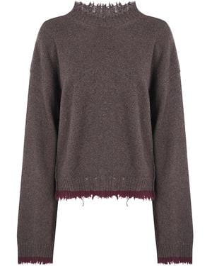 Uma Wang Long-Sleeved Sweater - Brown