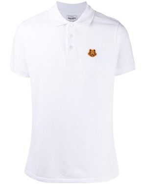 Kenzo white polo best sale