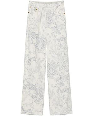 forte_forte 5Pocket Trousers Nontiscordardime - White