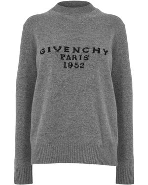 Givenchy Mock-Neck Knit Jumper - Grey