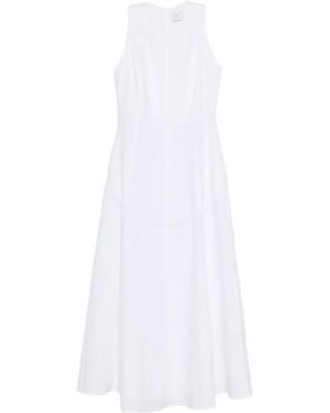 Eleventy Sleeveless Flared Dress - White