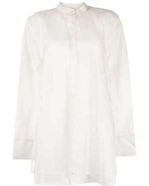 Rohe Button-Up Layered Blouse - White