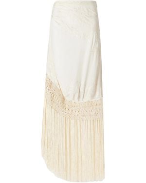 Ulla Johnson Fringed Skirt - White
