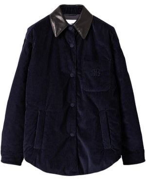 Miu Miu Corduroy Down Jacket - Blue