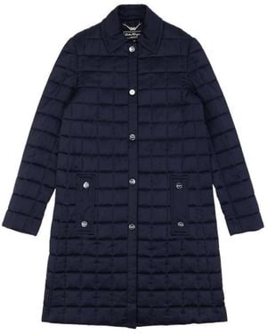 Ferragamo Lapel Quilted Cotton Suit - Blue