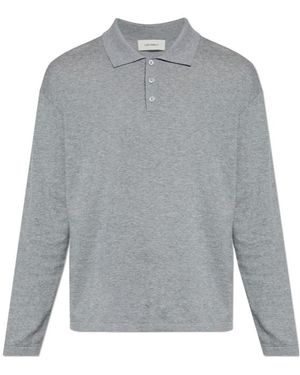 Lisa Yang Lowen Polo Knitted Jumper - Grey