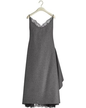 Dior Mid-Length Asymmetrical Dress - Gray