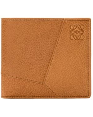 Loewe Puzzle Bifold Coin Wallet - Brown