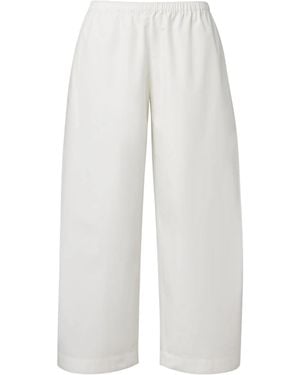 KHAITE Roma Trousers - White