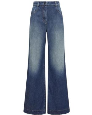 Moncler Technical Denim Trousers - Blue