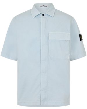 Stone Island Oversized Shacket - Blue