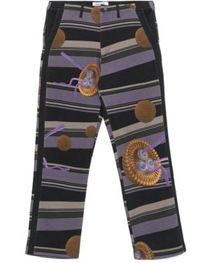Kiko Kostadinov Riadis Printed Trousers - Grey