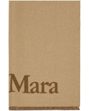 Max Mara Cashmere And Wool Stole - Natural