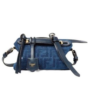 Fendi By The Way Soft Mini Tote Bag - Blue