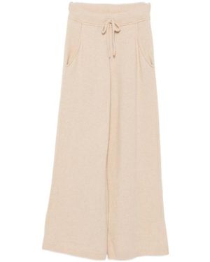 7 For All Mankind Drawstring Casual Trousers - Natural
