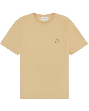 Maison Kitsuné Maison Kitsuné Speedy Fox Patch Comfort T-Shirt - Natural