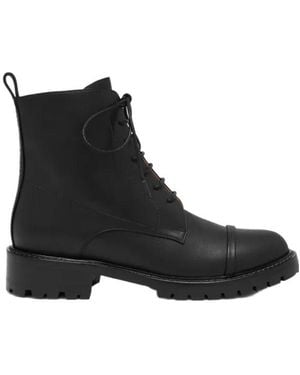 Malone Souliers Miller Combat Boots - Black