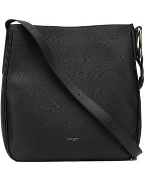 Le Tanneur Structured Crossbody Bag - Black