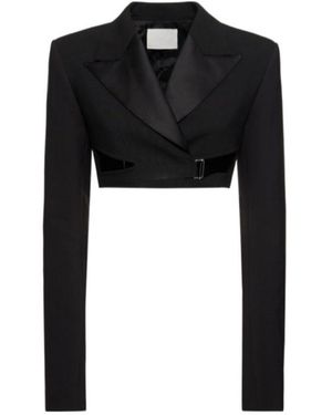 Dion Lee Button-Down Short Jacket - Black