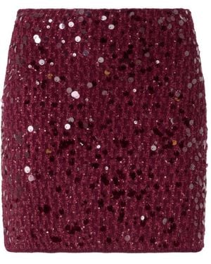 Pinko Sequined Skirt - Purple