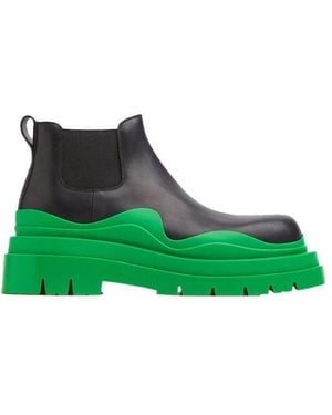 Bottega Veneta Tire Chelsea Ankle Boot - Green