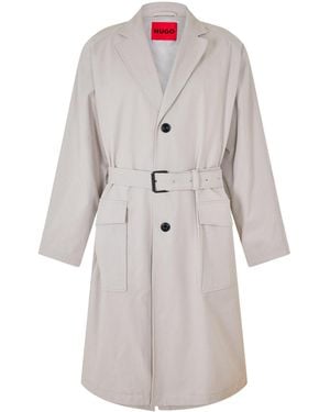 BOSS Mars2421 Overcoat - Gray