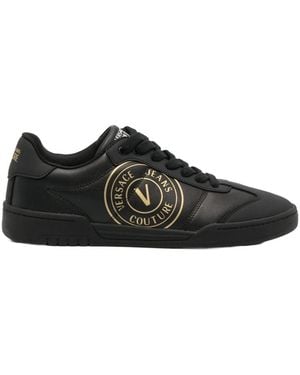Versace Jeans Couture Couture Logo Printed Trainers - Black