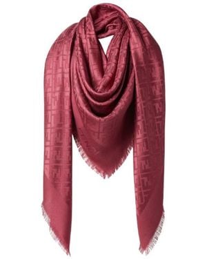 Fendi Ff Shawl - Red