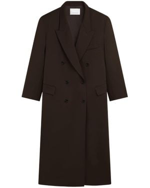 Frankie Shop Jane Double-Breasted Coat - Black