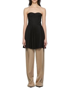 ROKH Strapless Dress - Black