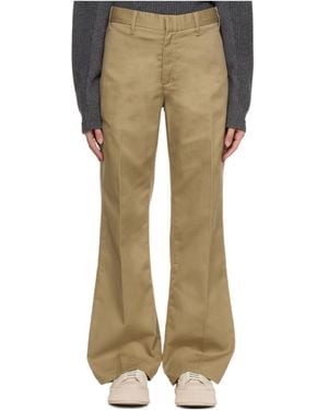 RE/DONE Wide-Leg Cut Pants - Natural