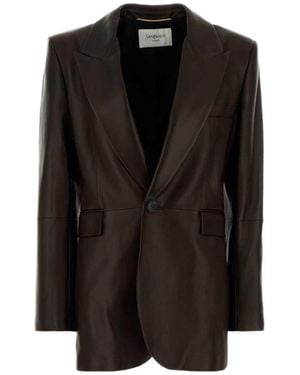 Saint Laurent Tailored Single-Breasted Blazer - Black