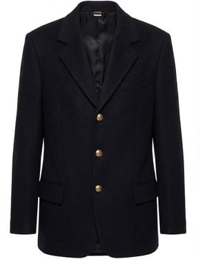 Gucci Single Breasted Tailored Blazer - Blue