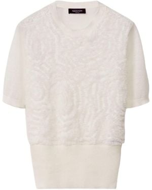 Fabiana Filippi Ruffle-Detail Top - White