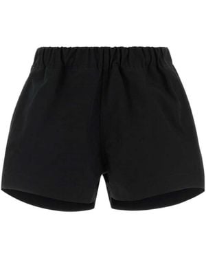 Rick Owens Elastic-Waist Shorts - Black