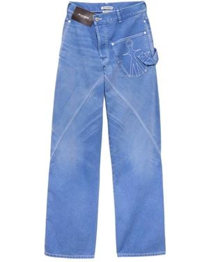 JW Anderson Wide-Leg Jeans - Blue