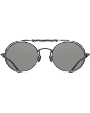 Matsuda Round-Frame Sunglasses - White