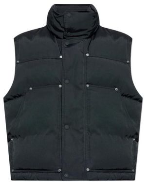 DSquared² Logo Patch Padded Vest - Blue