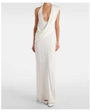 Magda Butrym Draped Gown - White