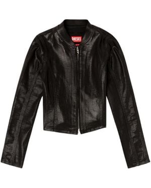 DIESEL De-Gary-D Jogg Cropped Jacket - Black