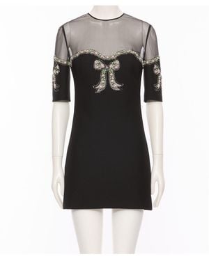 Valentino Short-Sleeved Dress - Black