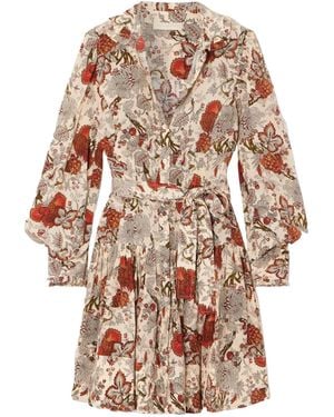 Ulla Johnson Simona Floral Ruffled Mini Dress - Multicolour