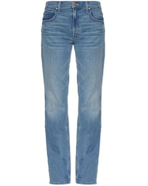 Mother The Bookie Sneak Straight-Leg Jeans - Blue