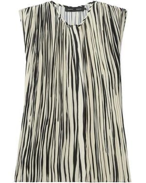 Proenza Schouler Pleated Striped Shirt - White