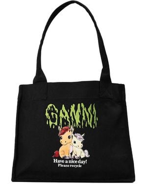 Ganni Simple Tote Bag - Black