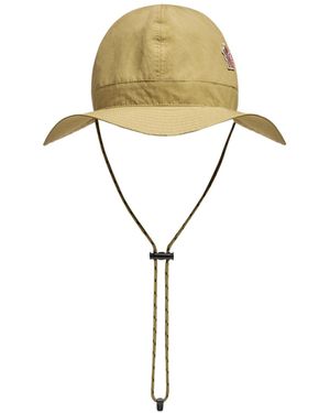 Moncler Wide Brim Bucket Hat - Metallic