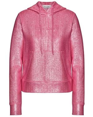 Valentino Hooded Sweater - Pink