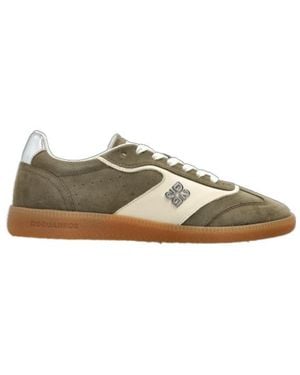 DSquared² Lace-Up Low-Top Casual Shoes - Green