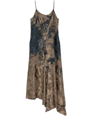 Uma Wang Spaghetti-Strap Dress - Multicolor