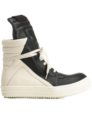 Rick Owens Geobasket High-Top Trainers - Natural